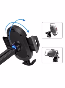 Mobile Holder For Car Long Arm, Phone Holder Car for Dashboard Windshield & Air Vent - Image 8
