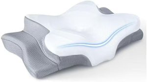 Memory Foam Cervical Pillow, 2 in 1 Ergonomic Contour Orthopedic Pillow for Neck Pain - Image 7