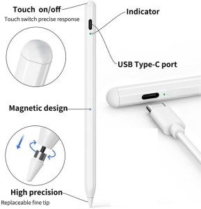 Stylus Pen Quick Charge Palm Rejection Tilt Sensor Stylus Pen Pencil for Apple iPad/Pro/Air/iPhone/iOS - Image 2