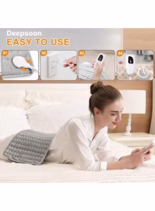 Electric Heat Pad for Back Pain and Cramps Relief - Image 11