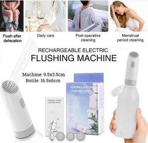 Travel Shattaf | Portable Electric Bidet Sprayer with Bottle - Image 2