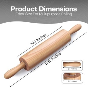 Wooden Rolling Pin for Baking - Image 8