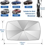 Car windshield sun shade umbrella - Image 4