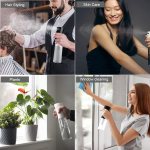 300ml Continuous Spray Bottle 2Pack Plastic Empty Hair Mist Sprayer - Image 2