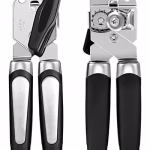 Can Opener Manual, No-Trouble-Lid-Lift, Handheld Can Opener Smooth Edge with Sharp Blade