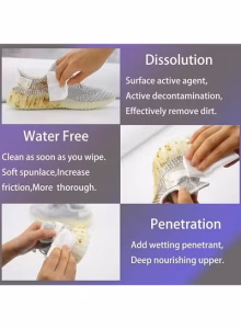 Shoe Cleaning Wipes – 2 Packs (60 Disposable Quick-Clean Sneaker Wipes) - Image 3